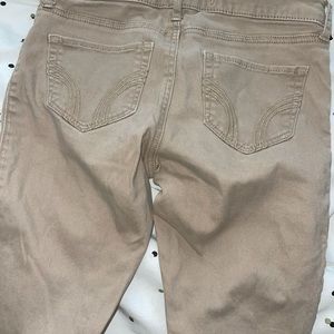Beige pants skinny cut